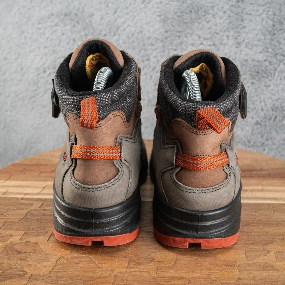 KEEN Z9519‎ Kids Brown Youth Redwood Mid WP Boot Size US 4 EU 36
